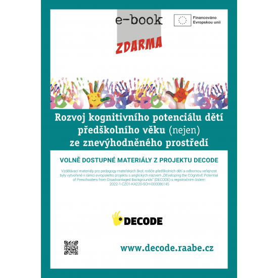 E-book - Rozvoj kognitivního potenciálu dětí předškolního věku – volně dostupné materiály pro pedagogy a rodiče
