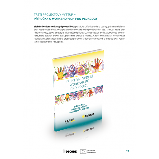 E-book - Rozvoj kognitivního potenciálu dětí předškolního věku – volně dostupné materiály pro pedagogy a rodiče