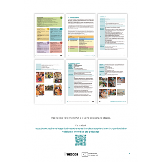 E-book - Rozvoj kognitivního potenciálu dětí předškolního věku – volně dostupné materiály pro pedagogy a rodiče
