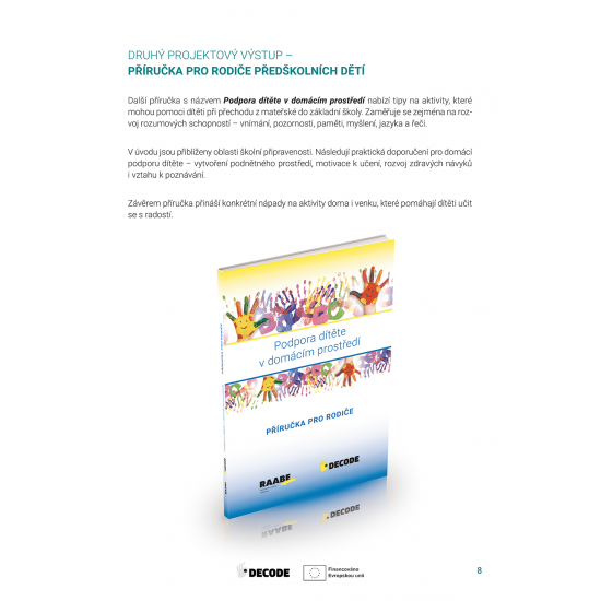 E-book - Rozvoj kognitivního potenciálu dětí předškolního věku – volně dostupné materiály pro pedagogy a rodiče
