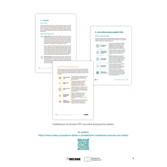 E-book - Rozvoj kognitivního potenciálu dětí předškolního věku – volně dostupné materiály pro pedagogy a rodiče