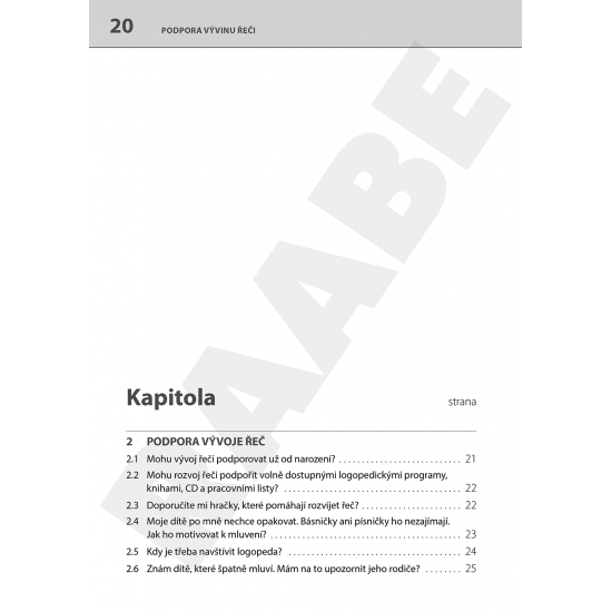 Logopedie včas - otázky a odpovědi