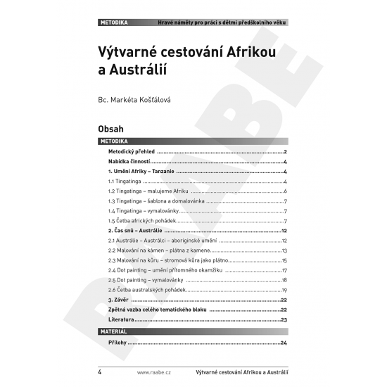 PDF publikace – Výtvarné cestování Afrikou a Austrálií