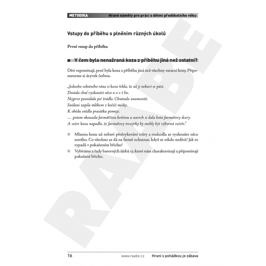 PDF publikace - Hraní s pohádkou je zábava