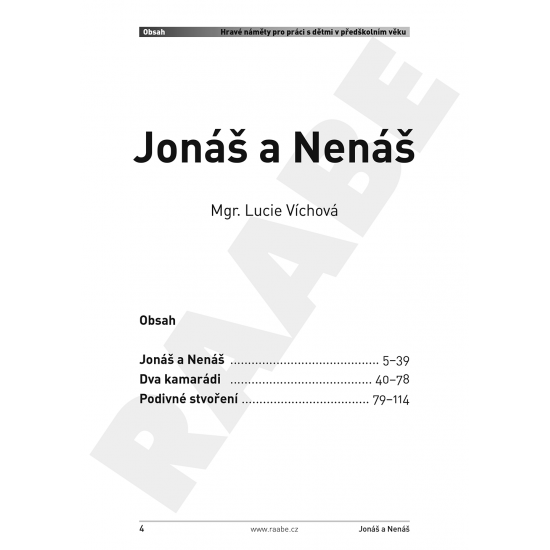 PDF publikace – Jonáš a Nenáš