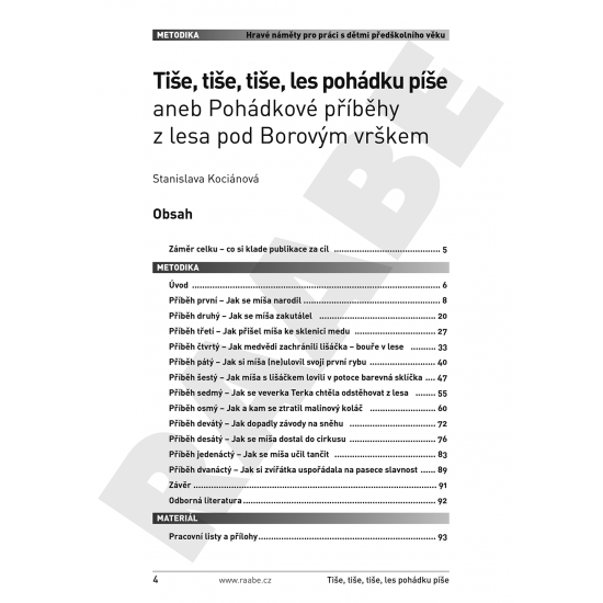 PDF publikace - Tiše, tiše, tiše, les pohádku píše