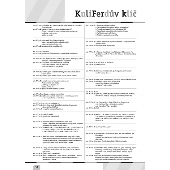 KuliFerda - Podstatná jména a slovesa