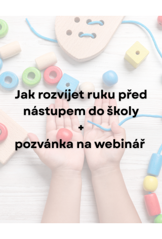 Příprava předškoláka na psaní: Praktické tipy pro rozvoj motoriky + pozvánka na bezplatný webinář