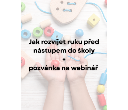 Příprava předškoláka na psaní: Praktické tipy pro rozvoj motoriky + záznam z webináře