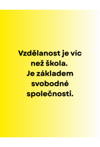 Vzdělanost není samozřejmost. Proč bychom o ní měli znovu začít přemýšlet?