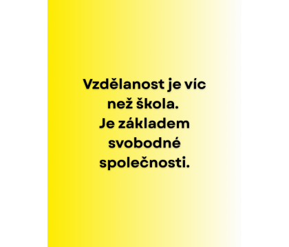 Vzdělanost není samozřejmost. Proč bychom o ní měli znovu začít přemýšlet?