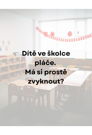 Adaptace v MŠ: Kdy už nejde jen o obyčejný pláč?