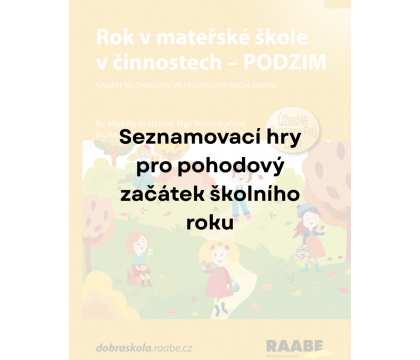 Tipy na seznamovací hry na začátek školního roku (nejen) v MŠ