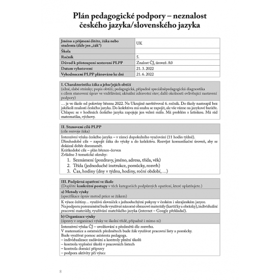 Čtyřjazyčný obrázkový slovník pro cizince