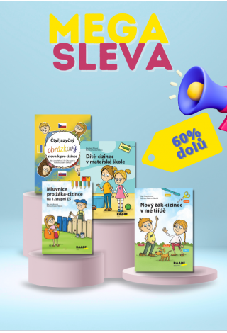 Velká 60% sleva na inovativní vzdělávací materiály pro cizince! Velká 60% sleva na inovativní vzdělávací materiály pro cizince!