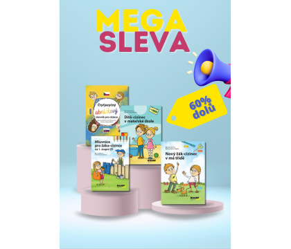 Velká 60% sleva na inovativní vzdělávací materiály pro cizince!