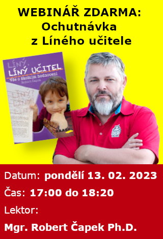 WEBINÁŘ ZDARMA: Ochutnávka z Líného učitele