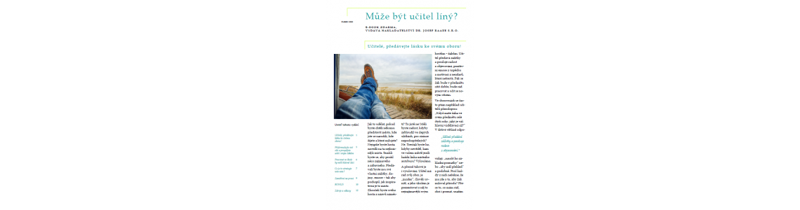 E-book ke stažení zdarma: Může být učitel líný? E-book ke stažení zdarma: Může být učitel líný?