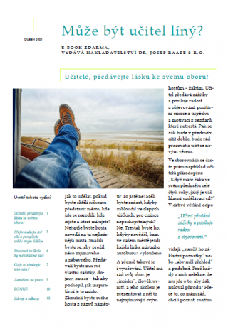 E-book ke stažení zdarma: Může být učitel líný?