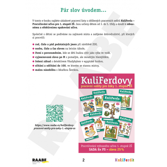 E-book-KuliFerda - Procvičování učiva pro 1. stupeň ZŠ - ZDARMA KE STAŽENÍ