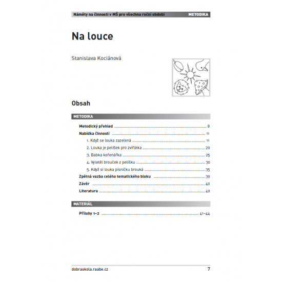 Rok v mateřské škole v činnostech – LÉTO