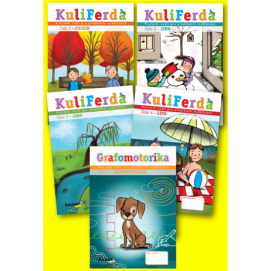 KuliFerda (5–7 let) - SADA pracovních sešitů