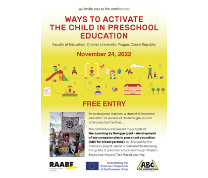 CONFERENCE WAYS TO ACTIVATE THE CHILD IN PRESCHOOL EDUCATION