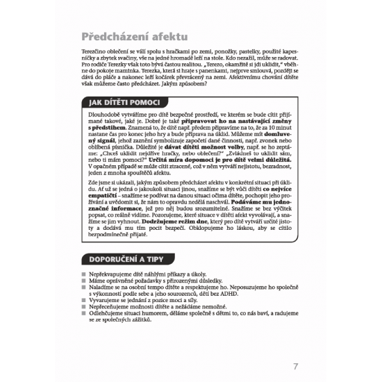 Předškolák s ADHD - Chování a komunikace