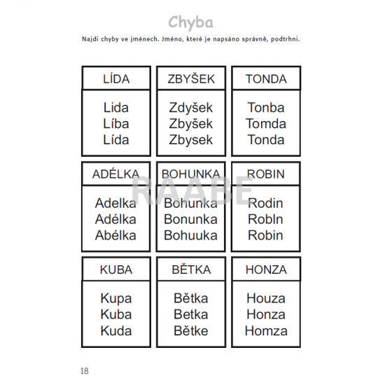 Školák s SVP - Čtení a hravá cvičení