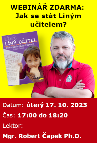 WEBINÁŘ ZDARMA: Jak se stát Líným učitelem?
